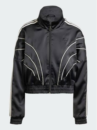 Piping Loose Crop Track Jacket Black - ADIDAS - BALAAN 2