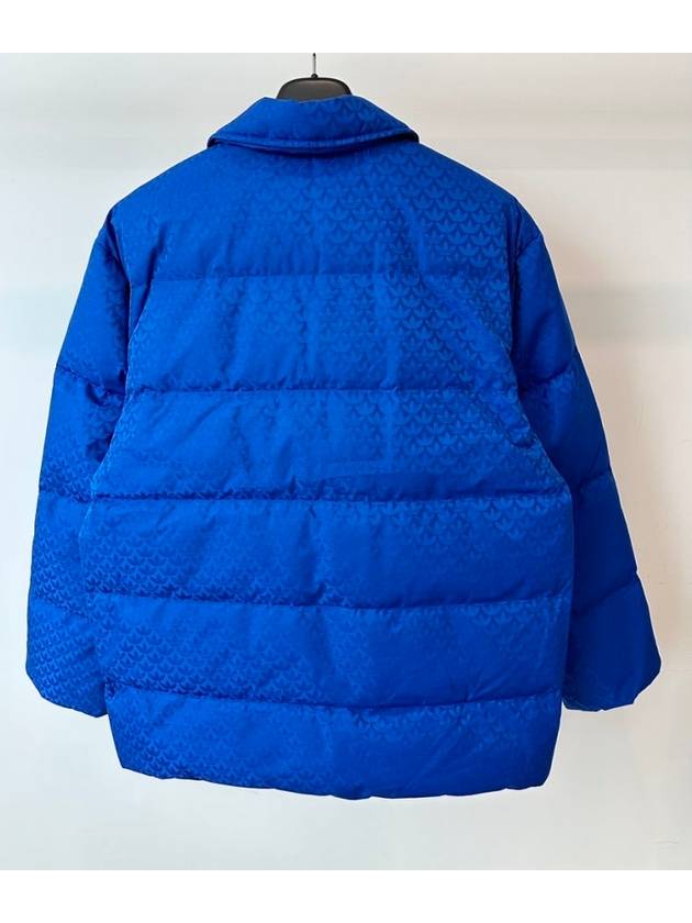 Monogram puffer padded jacket IB2023 blue UK8 - ADIDAS - BALAAN 3