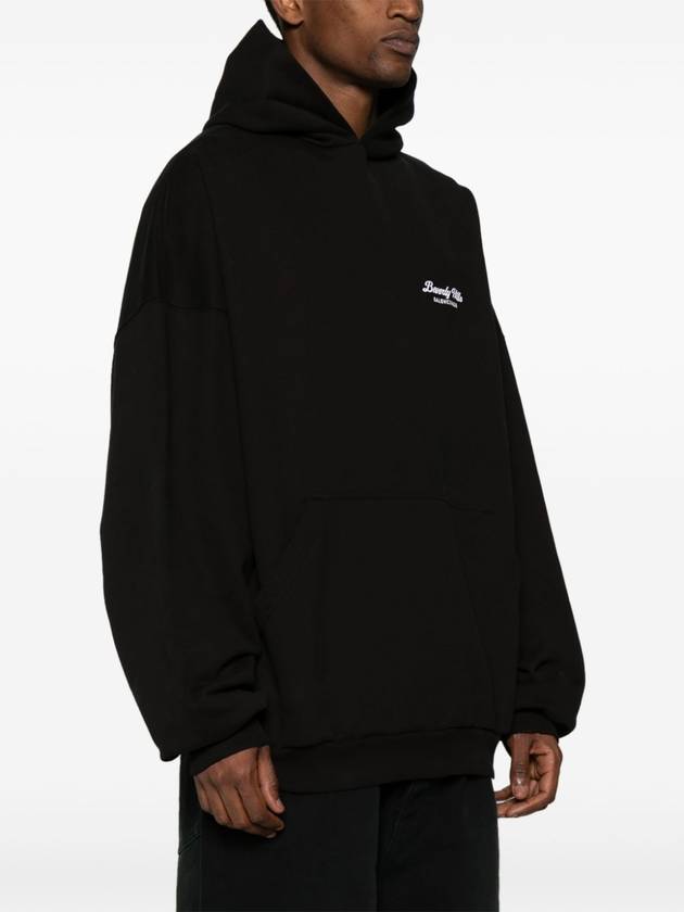 Beverly Hills Embroidered Hoodie Black - BALENCIAGA - BALAAN 4