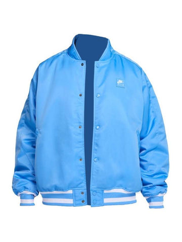 Air Logo Varsity Bomber Jacket University Blue - NIKE - BALAAN 1