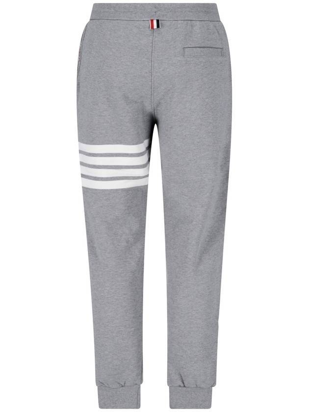 Men's Classic Loopback Engineered 4-Bar Sweatpants Light Grey - THOM BROWNE - BALAAN 4