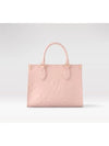 OnTheGo PM Monogram Empreinte Tote Bag Pink - LOUIS VUITTON - BALAAN 2