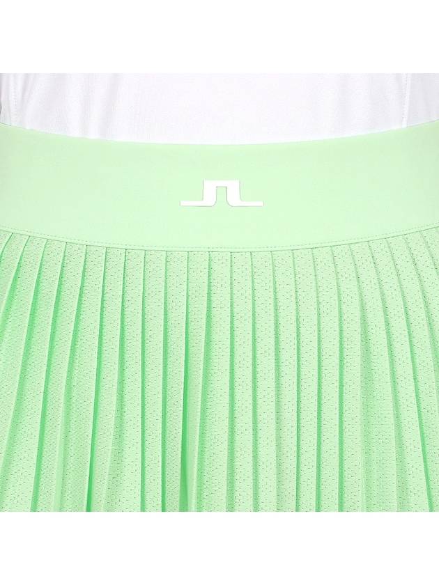 Women's Binx Pleated Skirt Green - J.LINDEBERG - BALAAN 7