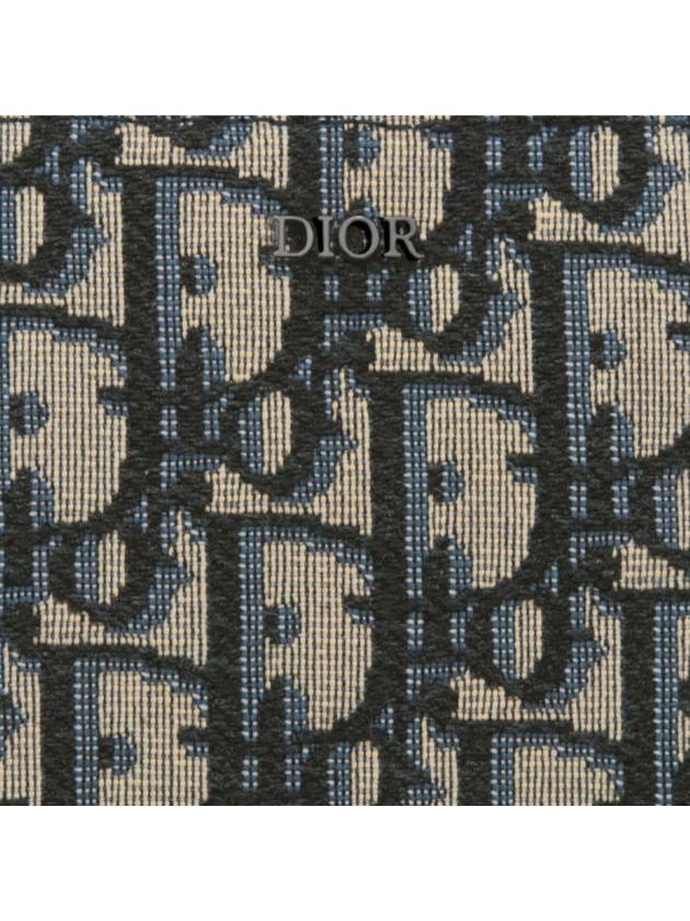 Oblique Jacquard A5 Pouch Beige - DIOR - BALAAN 6