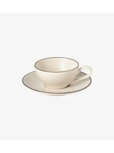 COSTA NOVA Augusta Natural Black 210ml Tea Cup Set - COSTARELLOS - BALAAN 1