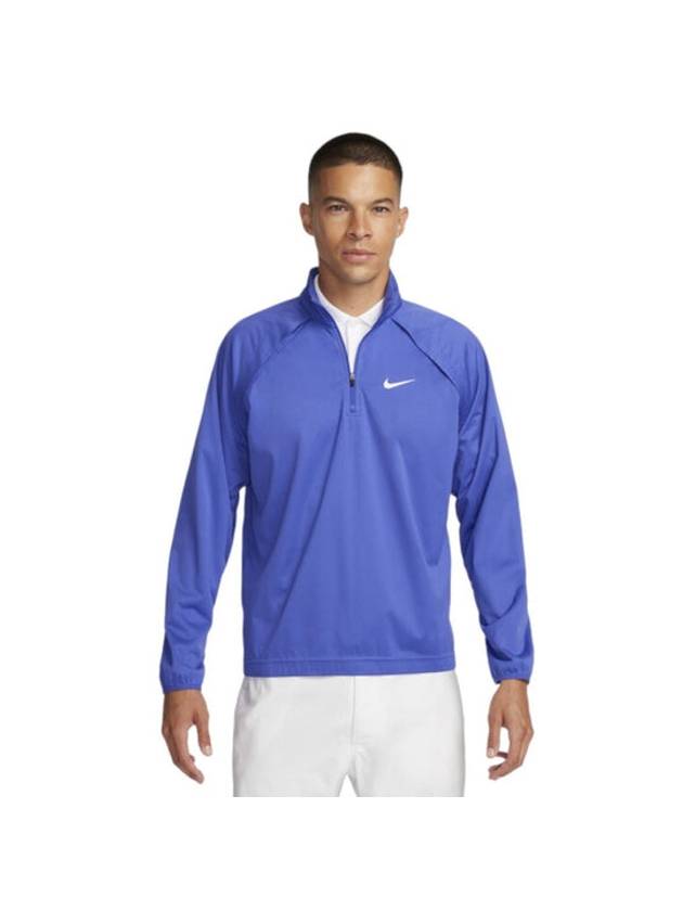 Golf Repel Tour Half Zip Jacket Blue - NIKE - BALAAN 1