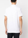 Men's Logo Patch Short Sleeve Polo Shirt White - CP COMPANY - BALAAN 3