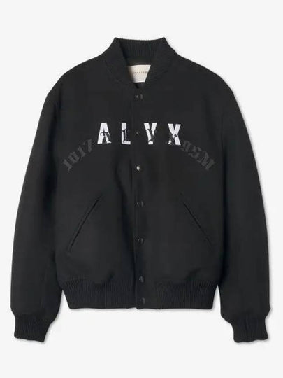 Casual Logo Bomber Jacket Black - 1017 ALYX 9SM - BALAAN 2