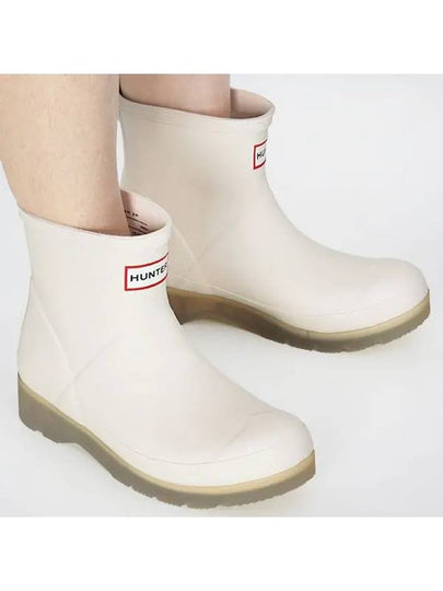 Play Short Translucent Sole Rain Boots Shaded White - HUNTER - BALAAN 2