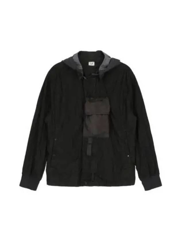 Men's Detachable Goggle Hooded Jacket Black - CP COMPANY - BALAAN 2