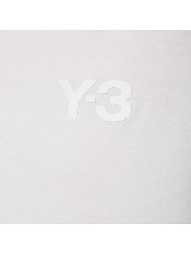 Casual Logo Short Sleeve T-Shirt White - Y-3 - BALAAN 5