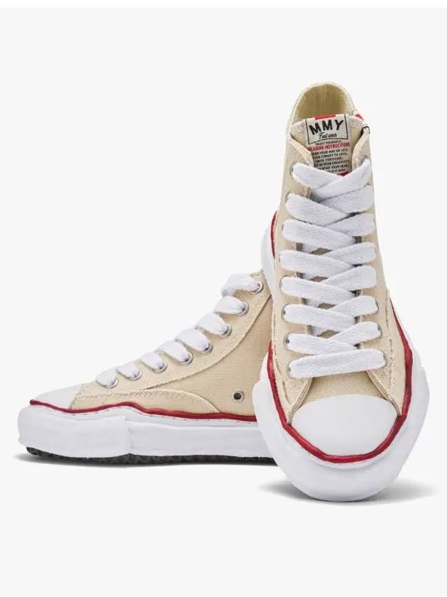 Peterson OG Sole Canvas High Top Sneakers Ivory - MIHARA YASUHIRO - BALAAN 4