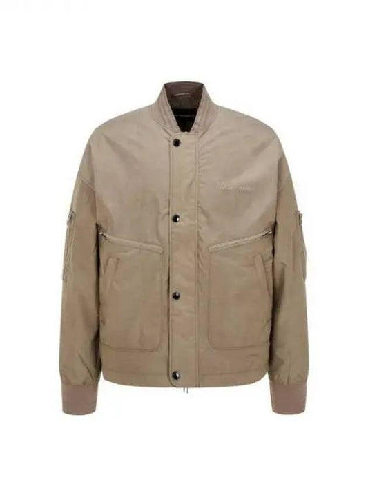 Men s Logo Point Wide Blouson Brown 270100 - EMPORIO ARMANI - BALAAN 1