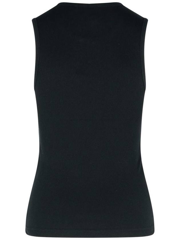 JW Anderson 'Anchor' Black Cotton Tank Top - JW ANDERSON - BALAAN 3