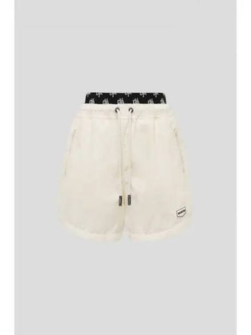 Vilodia Ivory Women's Shorts Ivory 270408 - DUVETICA - BALAAN 1