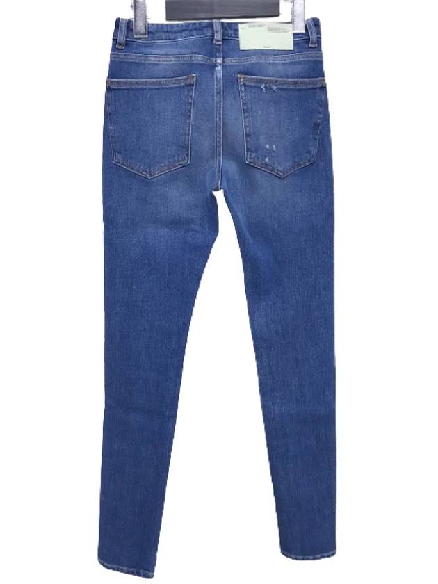 Cotton Skinny Jeans Blue - OFF WHITE - BALAAN 3