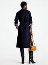 Signature Long Single Coat Navy - LOUIS VUITTON - BALAAN 6