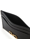 Gancini Card Wallet Black - SALVATORE FERRAGAMO - BALAAN 5