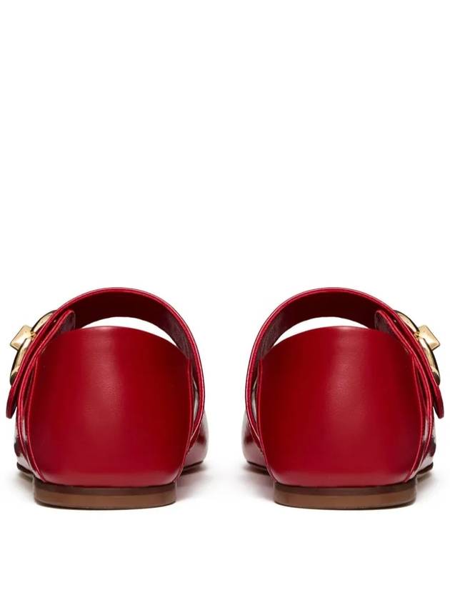 Valentino Garavani Flat shoes Red - VALENTINO - BALAAN 3