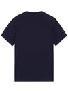 Grey Fox Head Patch Classic Short Sleeve T-Shirt Navy - MAISON KITSUNE - BALAAN 3