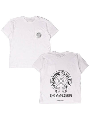 Honolulu Exclusive Horseshoe Logo T Shirt - CHROME HEARTS - BALAAN 1