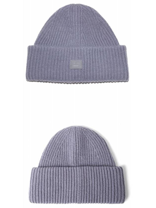 Small Face Logo Beanie Faded Purple - ACNE STUDIOS - BALAAN 6