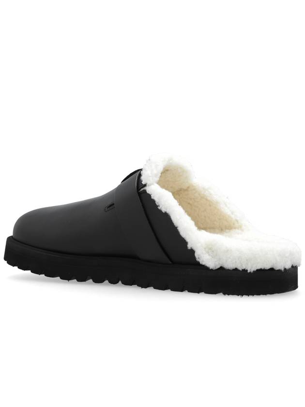 Leather Bell Mules Black - MONCLER - BALAAN 6