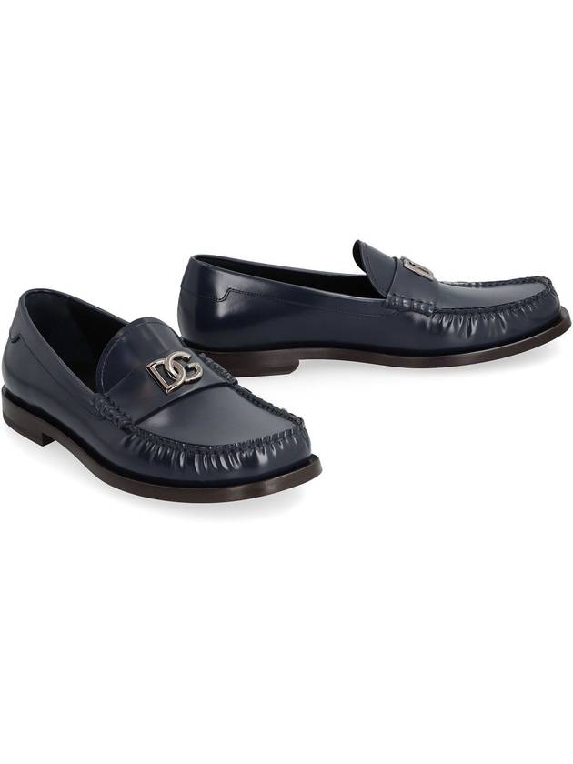 logo decorated leather loafers A30248AQ237 - DOLCE&GABBANA - BALAAN 6