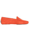 Gommino Suede Driving Shoes Red - TOD'S - BALAAN 1