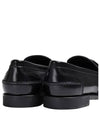 Brushed Leather Penny Loafers Black - MIU MIU - BALAAN 6