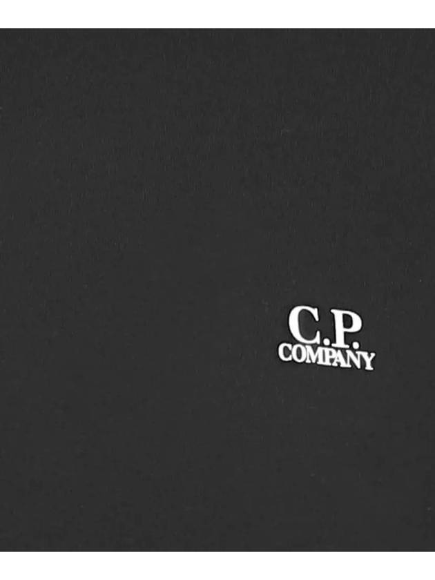 Logo Short Sleeve T-Shirt Black - CP COMPANY - BALAAN 5