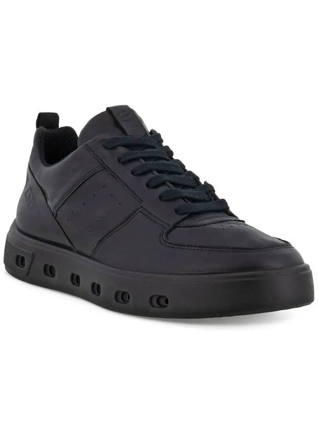 Street 720 Leather Low Top Sneakers Black - ECCO - BALAAN 3