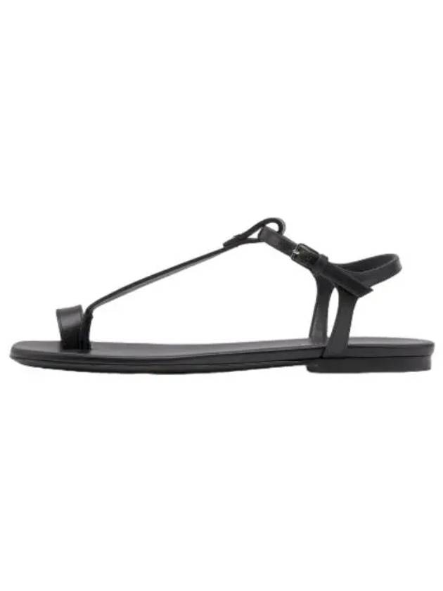 strap flat sandals black - BURBERRY - BALAAN 1