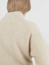 Modal Knit Zip up Cardigan Oatmeal - CHANCE'S NOI - BALAAN 5