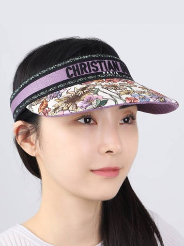 D-Smash Visor Visor Hat Purple - DIOR - BALAAN 1