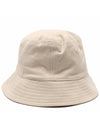 Haley Embroidered Logo Bucket Hat Ivory - ISABEL MARANT - BALAAN 7