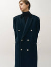 Cashmere Chesterfield Officer Coat Midnight Blue - NOIRER - BALAAN 8