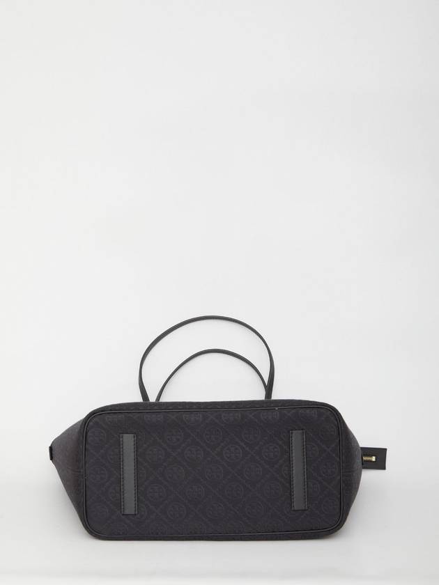 T Monogram Tote Bag Black - TORY BURCH - BALAAN 4