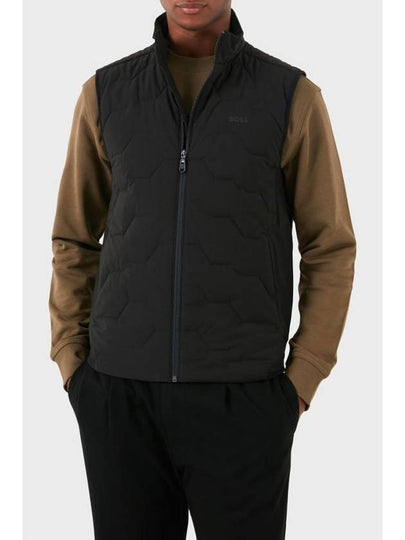 Regular Fit Padded Vest Black - HUGO BOSS - BALAAN 2