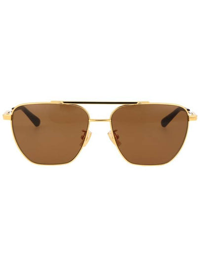 Square Metal Sunglasses B0070716282 - BOTTEGA VENETA - BALAAN 2