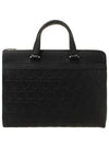 Gancini Business Leather Briefcase Black - SALVATORE FERRAGAMO - BALAAN 2