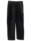 Shadow Project Cotton Fleece Jogger Track Pants Black - STONE ISLAND - BALAAN 3