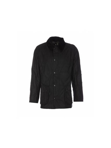 Ashby Wax Jacket Black - BARBOUR - BALAAN 1