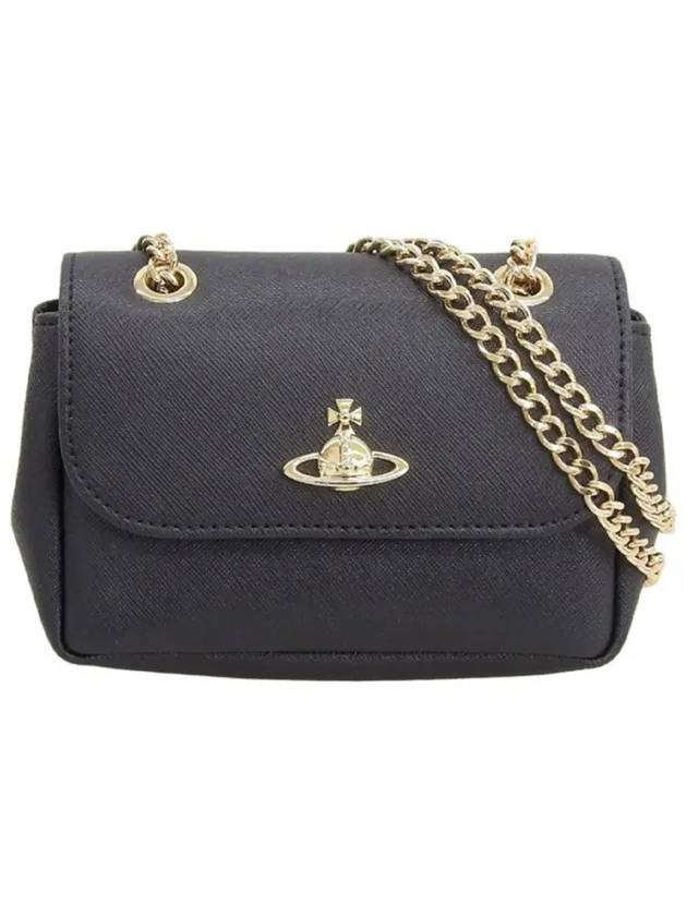 Logo Cross Bag Black - VIVIENNE WESTWOOD - BALAAN 3