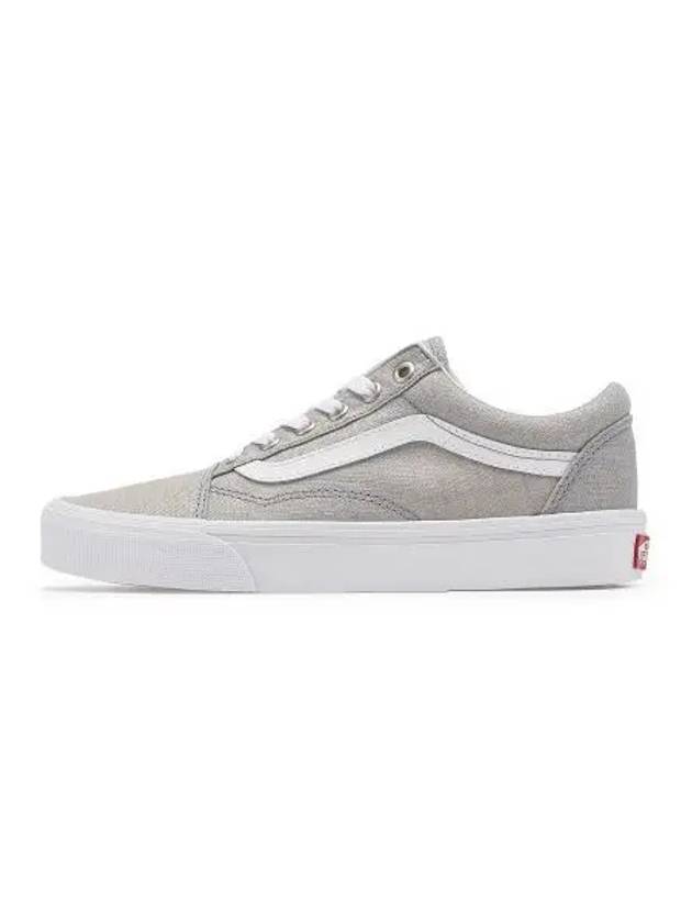 Old Skool Low Top Sneakers Summer Linen Dusty Blue - VANS - BALAAN 1