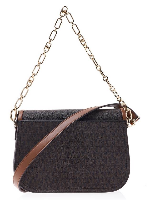 Parker Medium Logo Shoulder Bag Brown - MICHAEL KORS - BALAAN 4