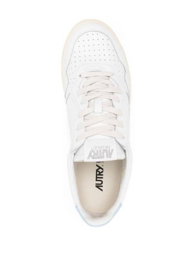 Medalist Light Blue Tab Low Top Sneakers White - AUTRY - BALAAN 4