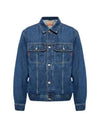 Men's D Barcy Denim Jacket Blue - DIESEL - BALAAN 2