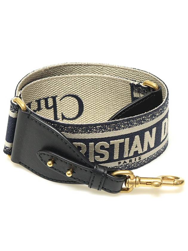 S8552CBTE M928 BLUE CHRISTIAN PARIS EMBROIDERY RING SHOULDER STRAP - DIOR - BALAAN 3