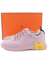 Bouncing Low Top Sneakers Rose Porcelai - HERMES - BALAAN 3